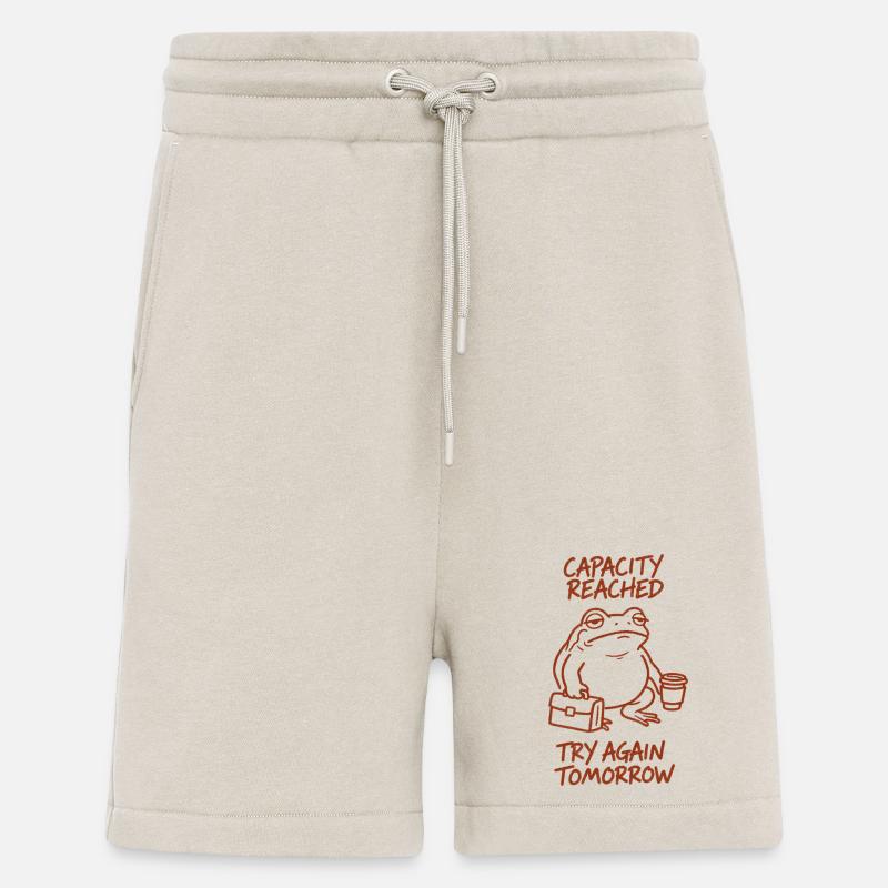 Capacity reached | Tomorrow again - Shorts - made by SPREAD - WARM CLAY