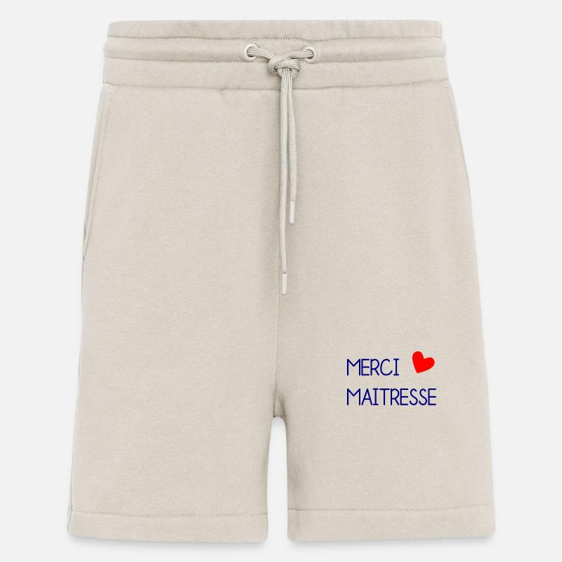 MAÎTRESSE. MERCI. MERCI MAÎTRESSE - Short bio décontracté fabriqué en UE - WARM CLAY