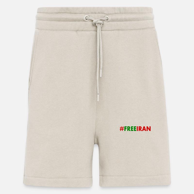 Free iran - Shorts - made by SPREAD - WARM CLAY