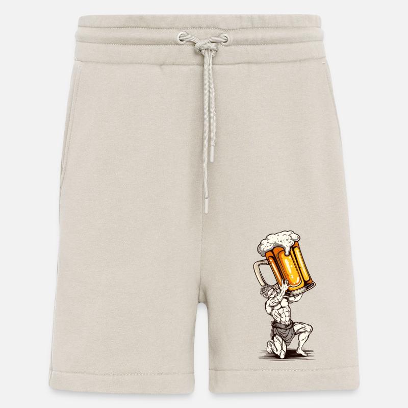 Bier-Statue - Shorts - made by SPREAD - WARM CLAY