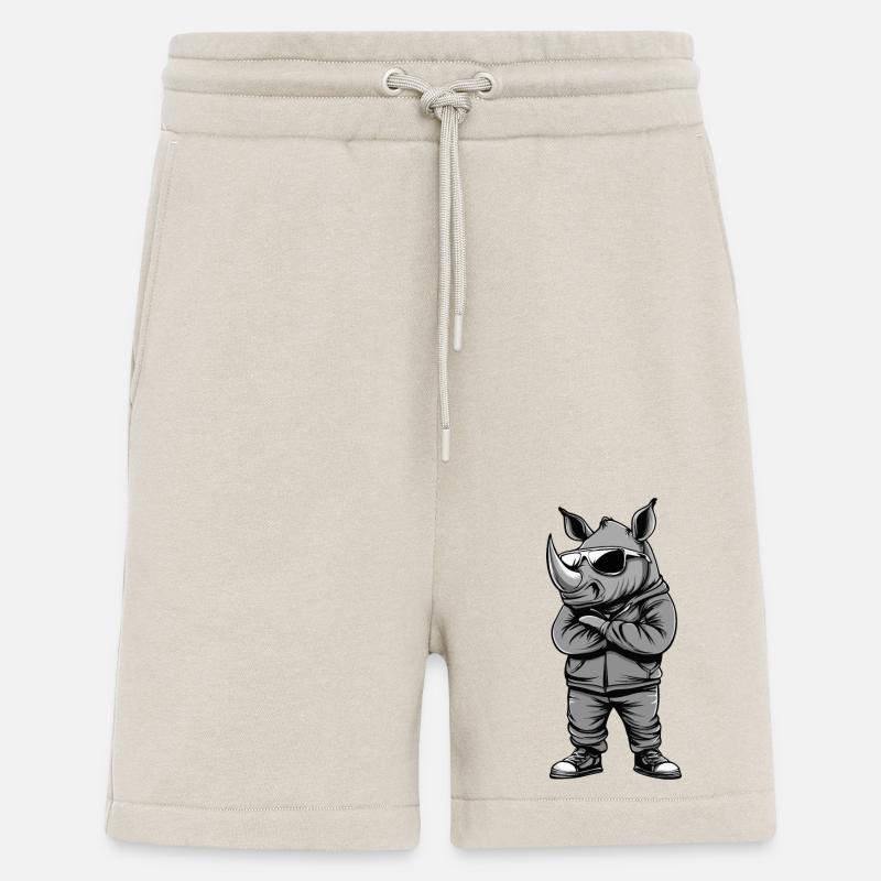 Nashorn Comic - Shorts - made by SPREAD - WARM CLAY