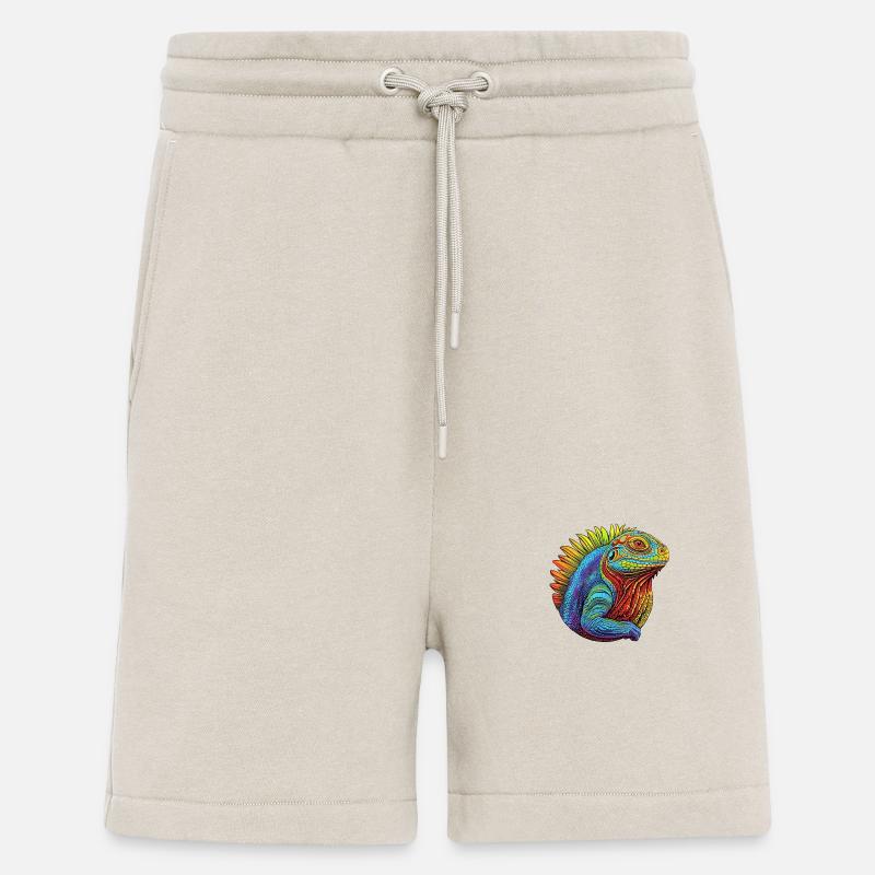 Leuchtende Eidechse - Shorts - made by SPREAD - WARM CLAY