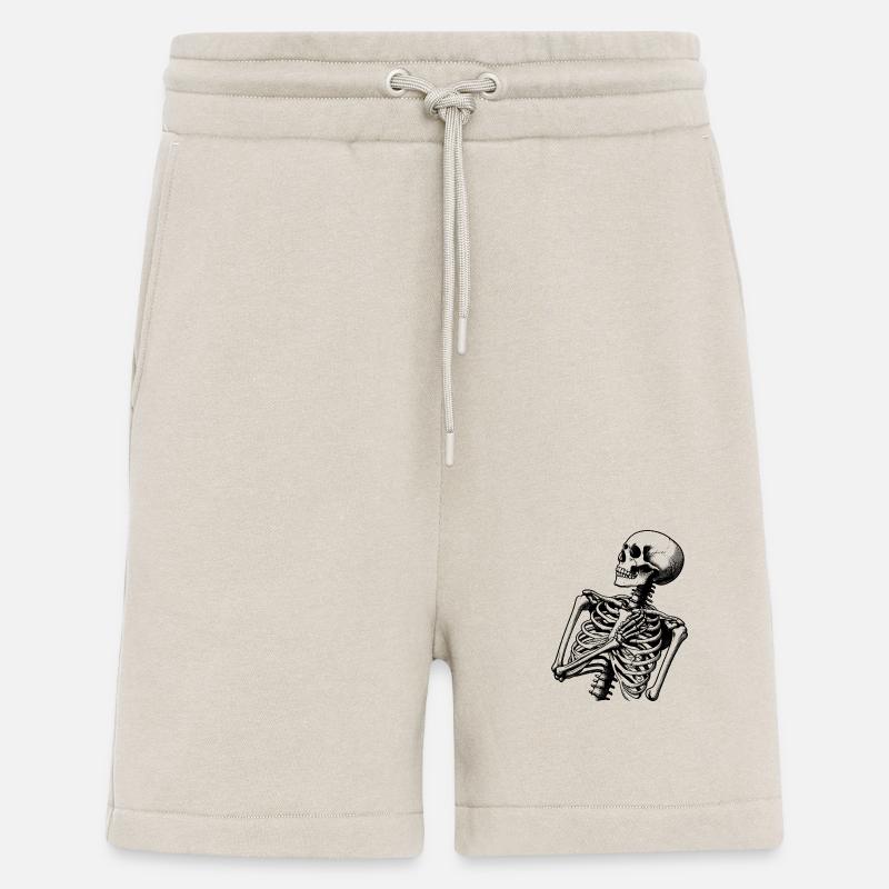 Verblüfftes Skelett - Shorts - made by SPREAD - WARM CLAY