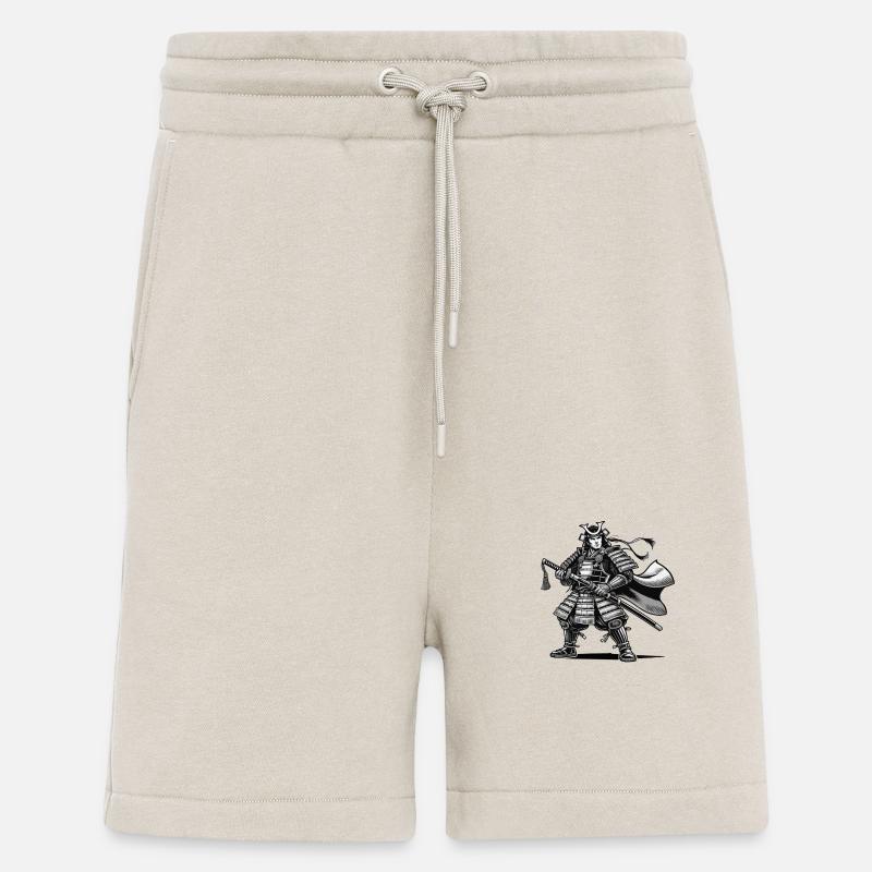samurai comic - Shorts - made by SPREAD - WARM CLAY