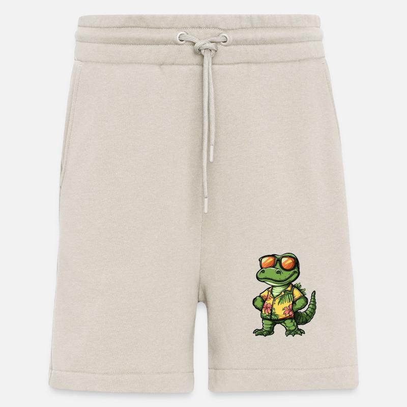 Alligator Comic Urlaub - Shorts - made by SPREAD - WARM CLAY