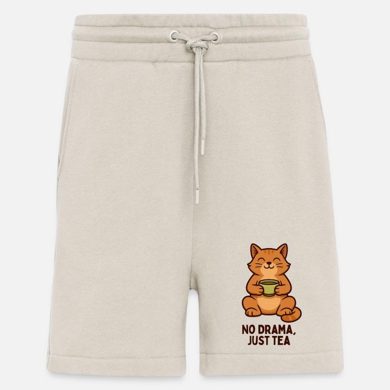 Katzentee: Ruhe statt Drama - Shorts - made by SPREAD - WARM CLAY