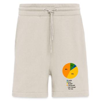 Humorvolles Baseball-Tortendiagramm Prioritätsdesign - Shorts - made by SPREAD - WARM CLAY - Vorne