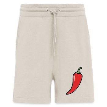 Chili Schote Scharf Comic - Shorts - made by SPREAD - WARM CLAY - Vorne