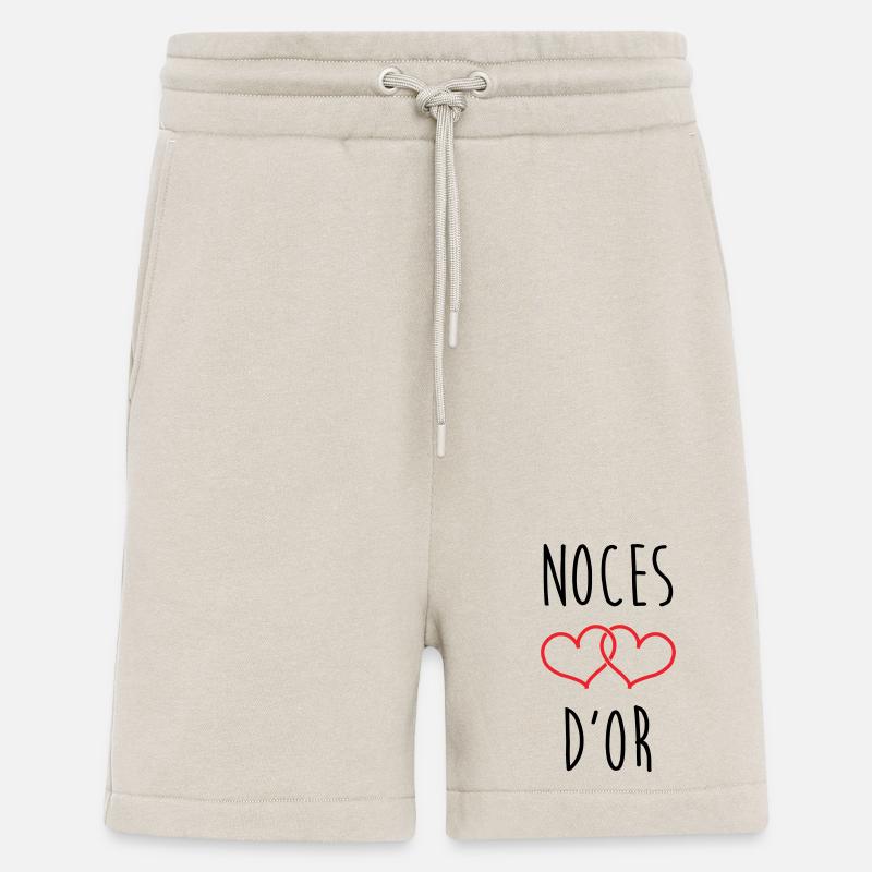 Nozze d'Oro 50 anni - Pantaloncini ecologici casual Made in UE - WARM CLAY
