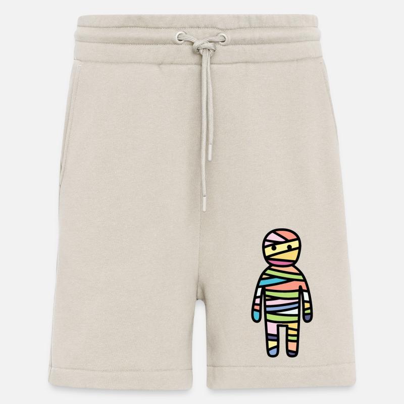 Mumie Halloween Comic - Shorts - made by SPREAD - WARM CLAY