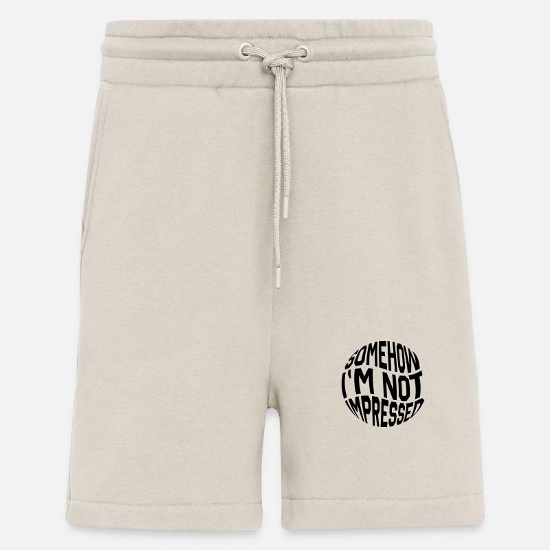 Not impressed Statement - Shorts - made by SPREAD - WARM CLAY