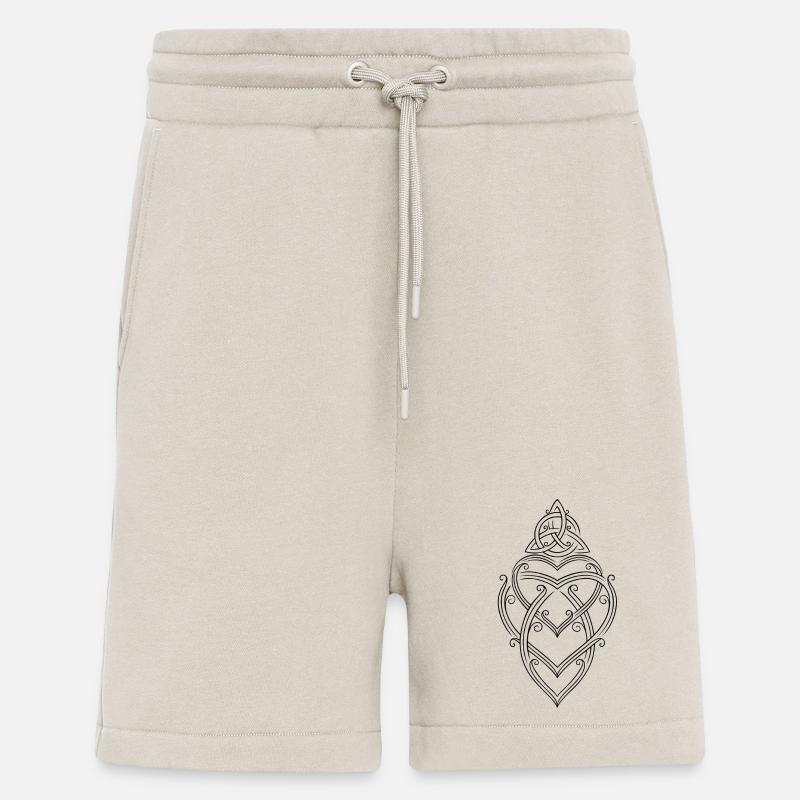 Mutterknoten Trinity Symbol Triqueta Triquetra - Shorts - made by SPREAD - WARM CLAY