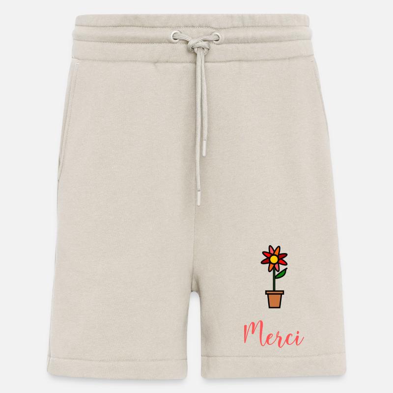 MERCI. MAÎTRESSE. MAÎTRE. MERCI MAÎTRESSE - Short bio décontracté fabriqué en UE - WARM CLAY