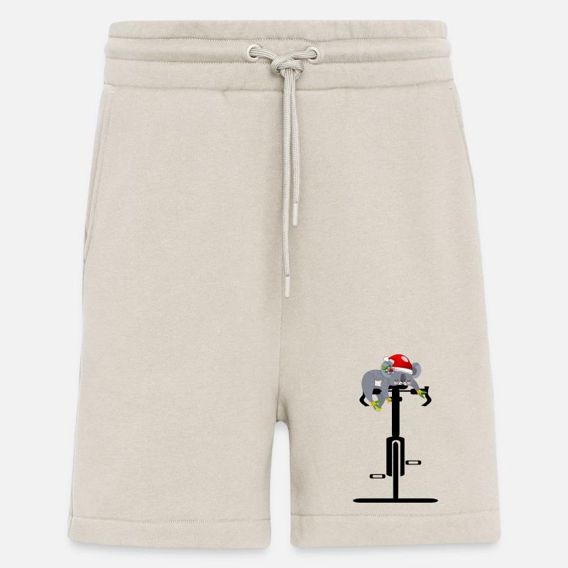 NOËL VÉLO CYCLISME KOALA BEAR - Short bio décontracté fabriqué en UE - WARM CLAY