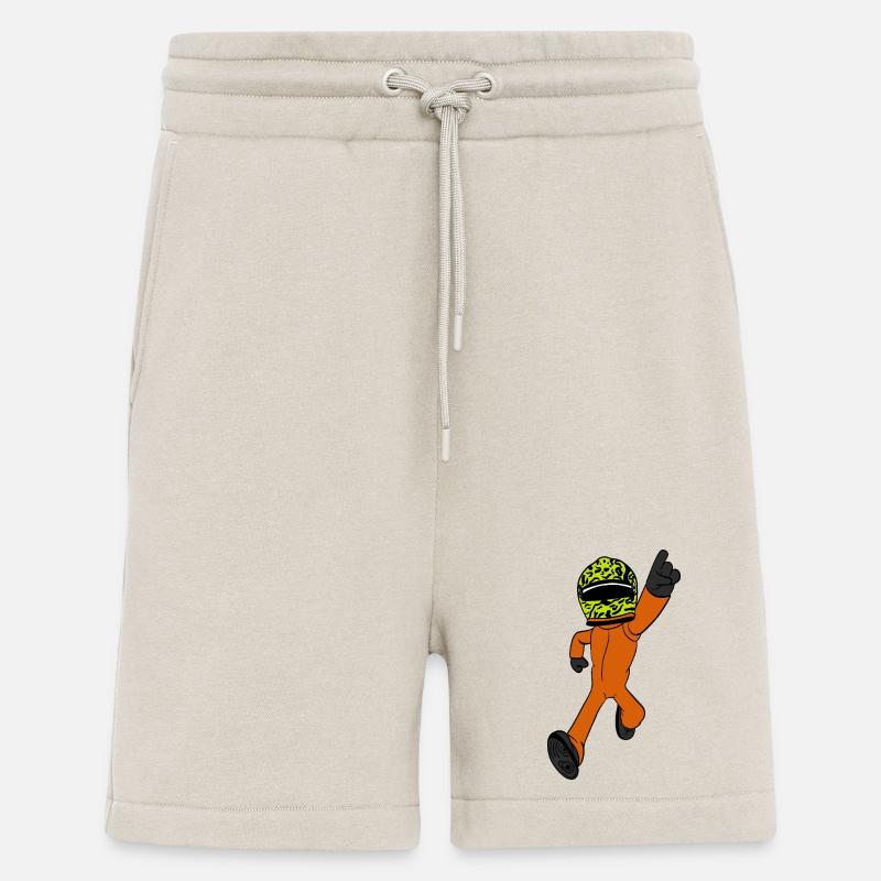 pilote de course - Short bio décontracté fabriqué en UE - WARM CLAY