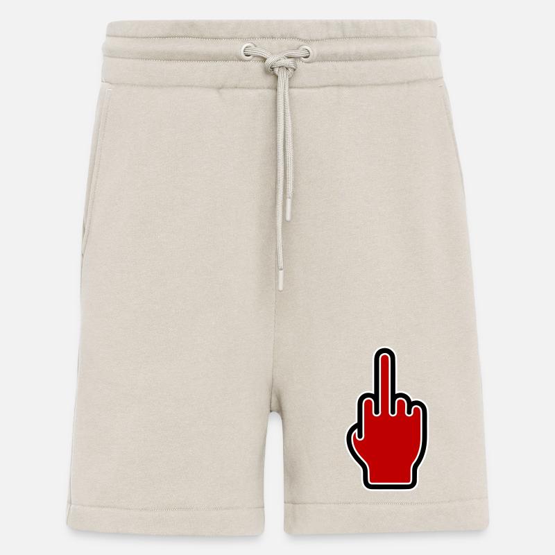 Mittelfinger Symbol - Shorts - made by SPREAD - WARM CLAY