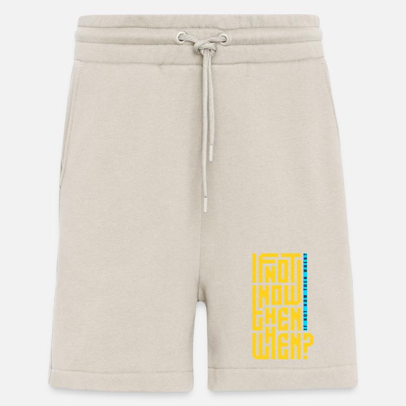 Wenn nicht jetzt, wann dann? - Shorts - made by SPREAD - WARM CLAY