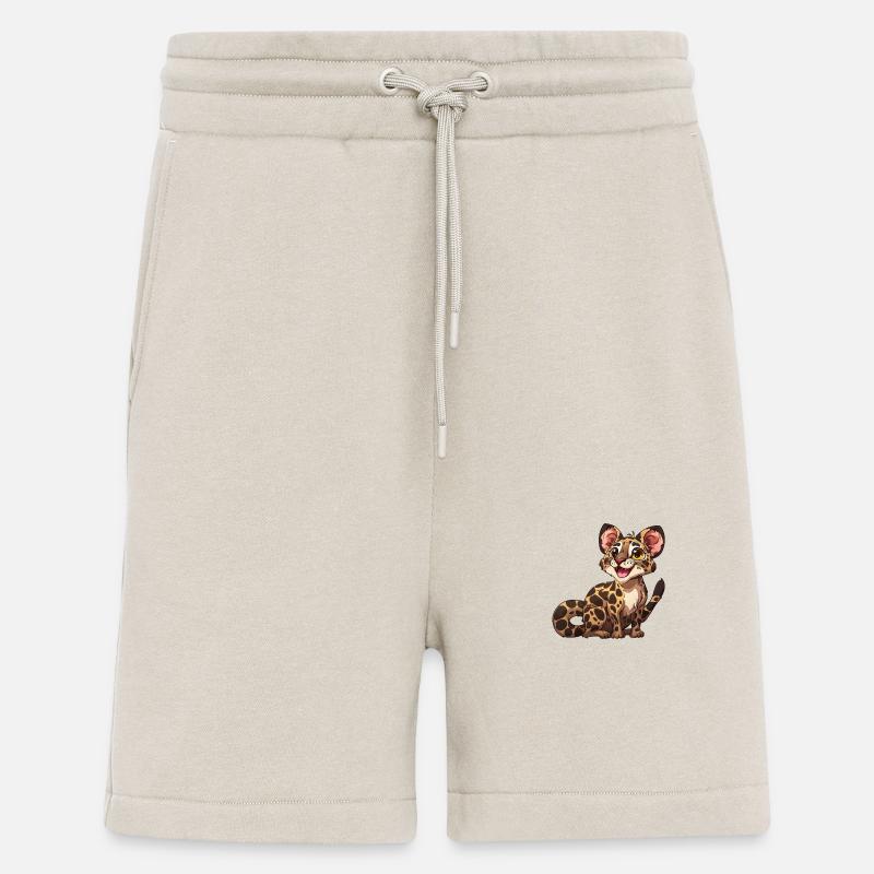 Playful young leopard look - Shorts - made by SPREAD - WARM CLAY