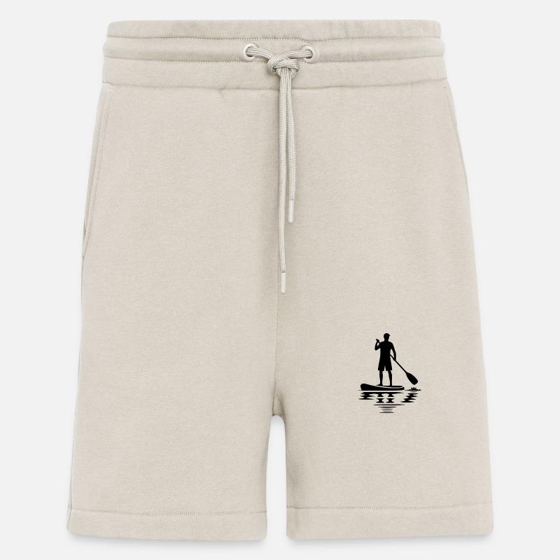 Paddle Enthusiasm Stand Up Paddling - Short bio décontracté fabriqué en UE - WARM CLAY