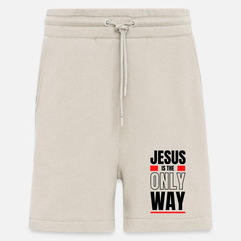 Roter Minimalismus: Kontrastblöcke - Shorts - made by SPREAD - WARM CLAY