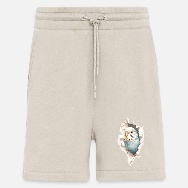 Perruche ondulée - Short bio décontracté fabriqué en UE - WARM CLAY