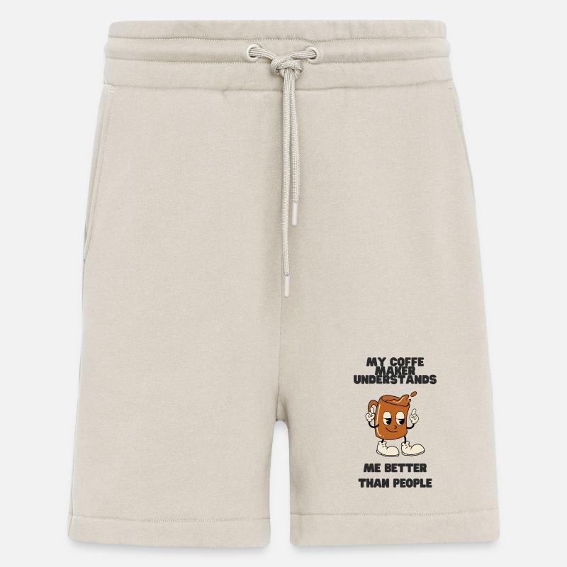 Coffee Maker Understands Me Better - Shorts - made by SPREAD - WARM CLAY