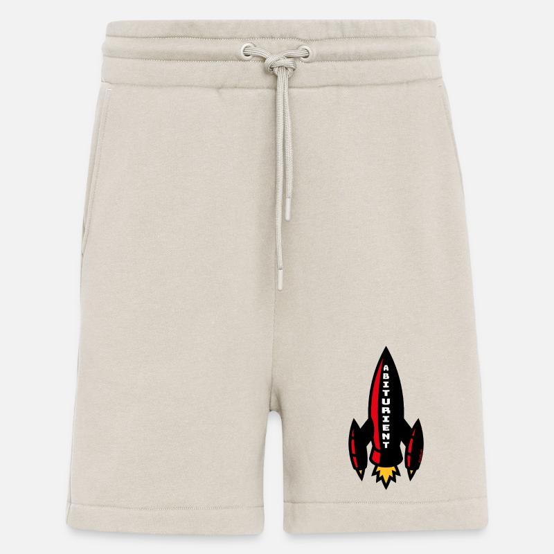 Abiturient Rakete (Schulabschluss Abschluss / 4C) - Shorts - made by SPREAD - WARM CLAY