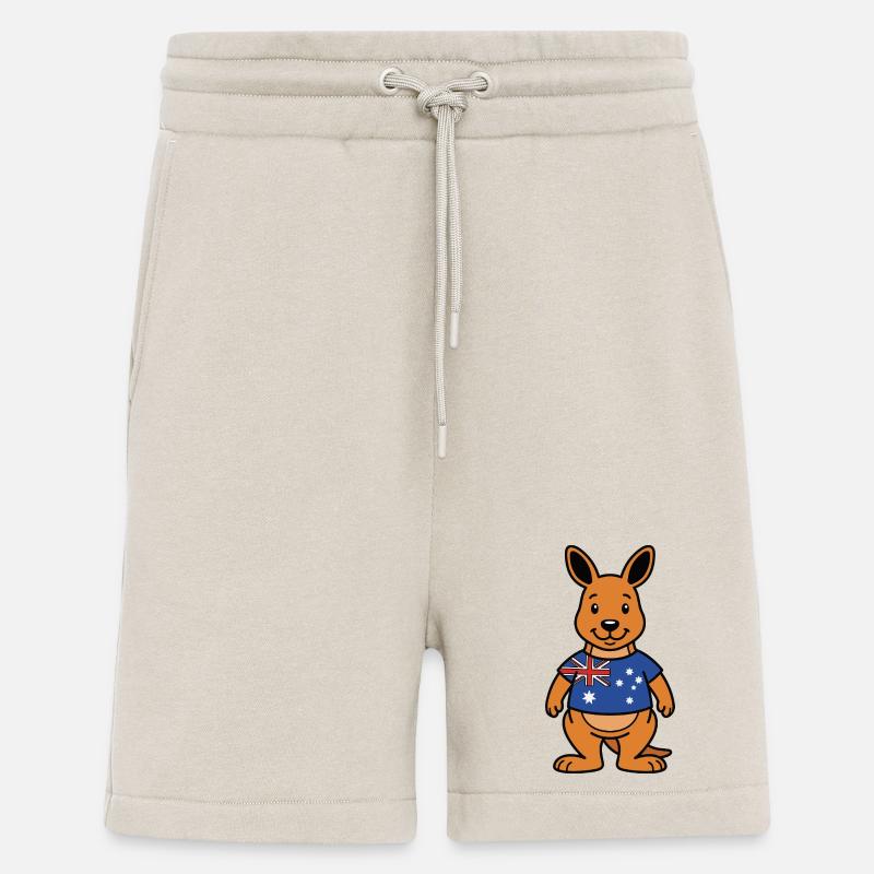 Australia Kangaroo - Shorts - made by SPREAD - WARM CLAY