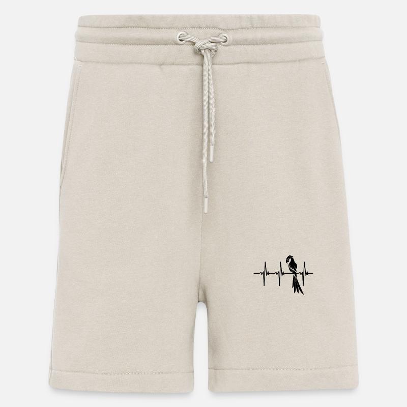 Heartbeat for elegant parrot - Shorts - made by SPREAD - WARM CLAY