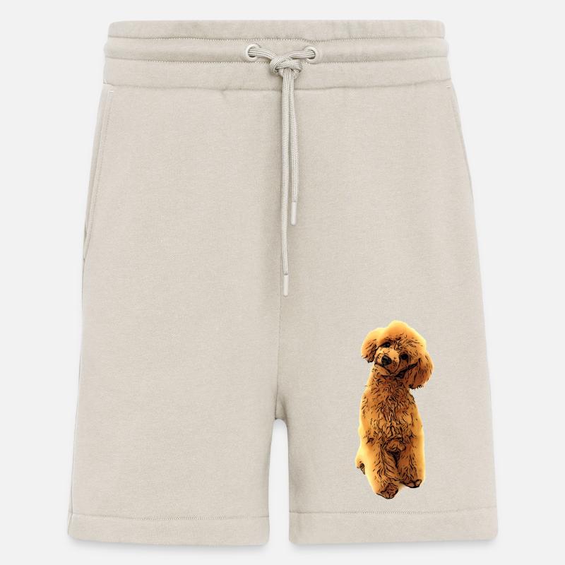 Süßer Pudel Welpe - Shorts - made by SPREAD - WARM CLAY