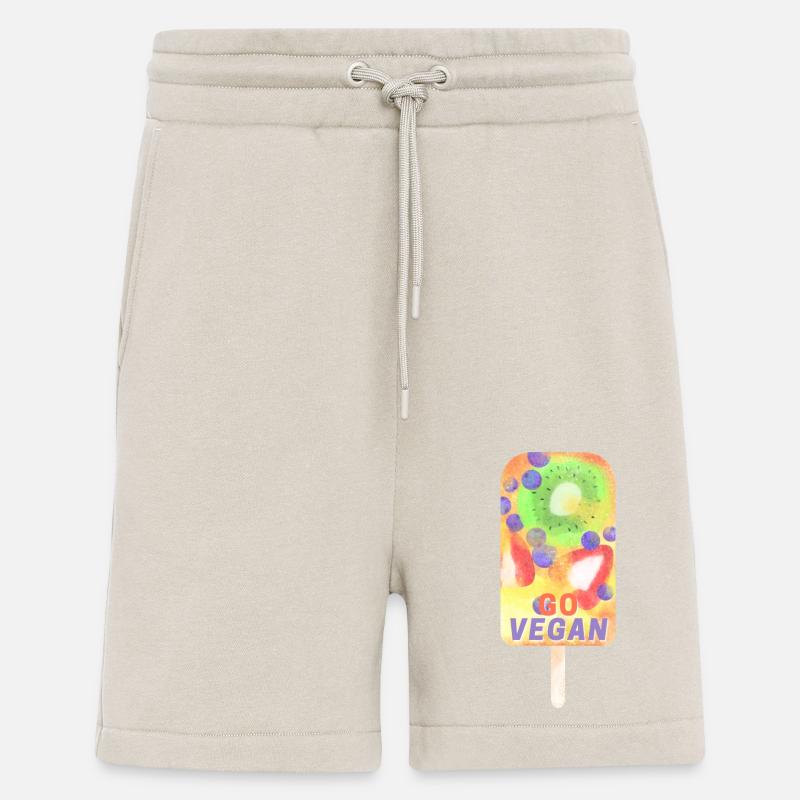 Go Vegan Eis - Shorts - made by SPREAD - WARM CLAY