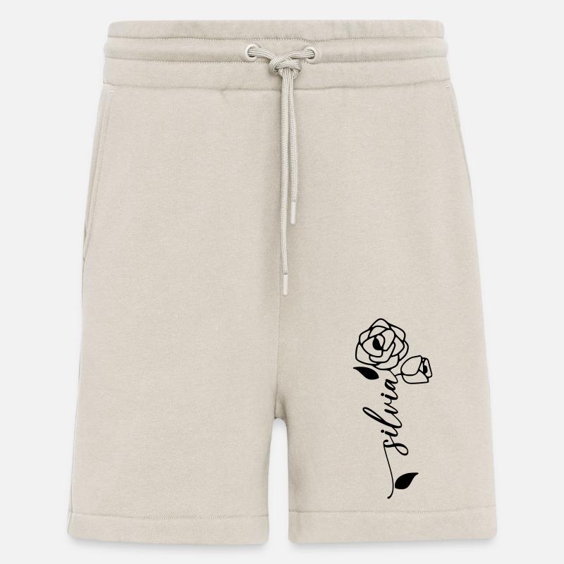 Silvia Nom Prénom Nom Fleur - Short bio décontracté fabriqué en UE - WARM CLAY