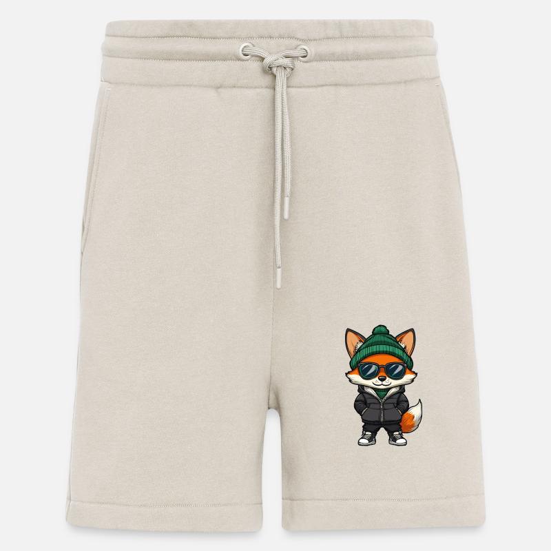 Fuchs Winter Comic - Shorts - made by SPREAD - WARM CLAY