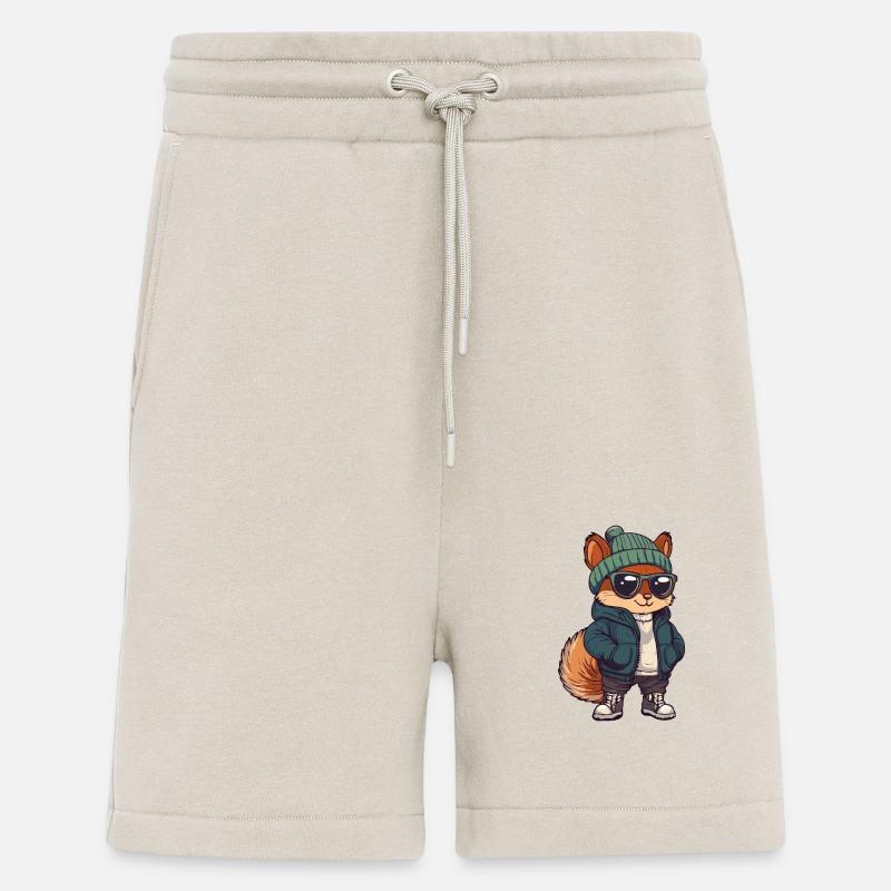 Eichhörnchen Winter Comic - Shorts - made by SPREAD - WARM CLAY