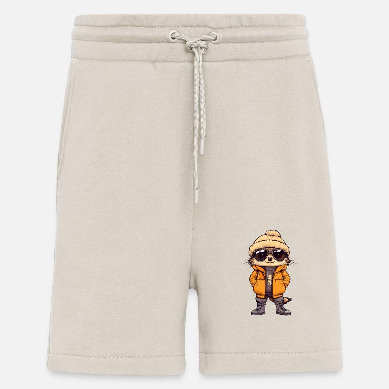 Erdmännchen Winter Comic - Shorts - made by SPREAD - WARM CLAY