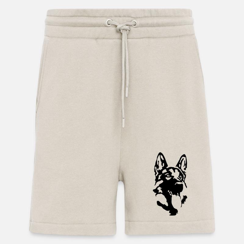 deutscher_schaeferhund - Short bio décontracté fabriqué en UE - WARM CLAY