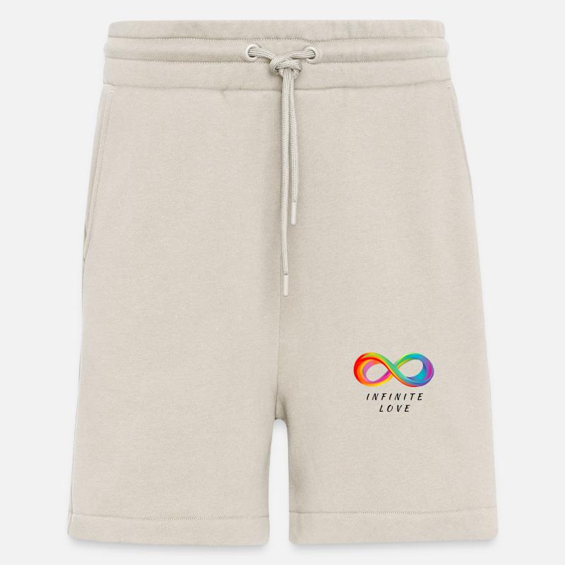 Infinite Love - Buntes Unendlichkeitszeichen - Shorts - made by SPREAD - WARM CLAY