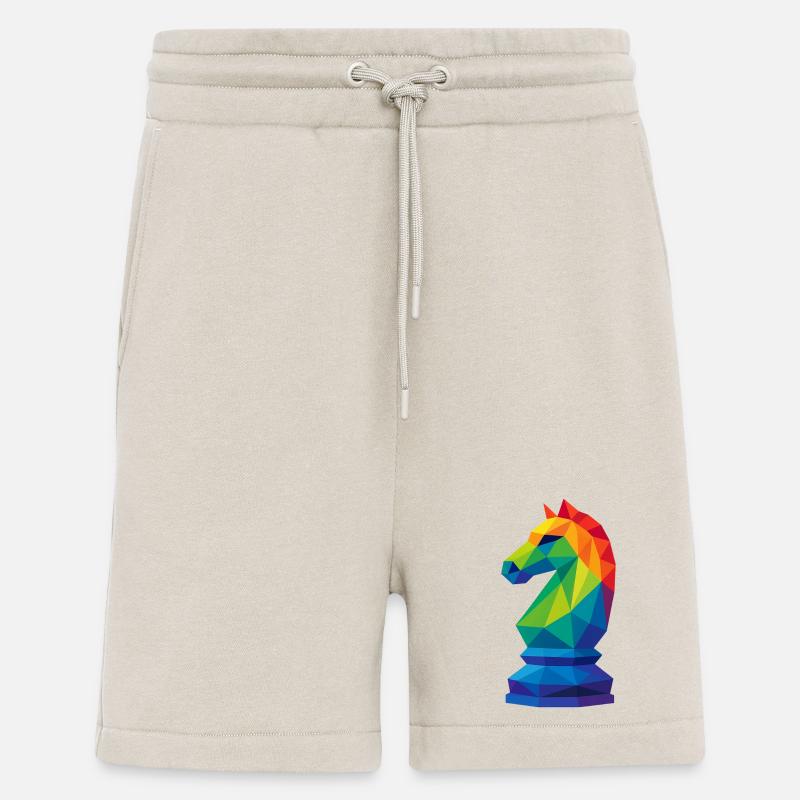 Low-Poly Rider: Tactical Mastery - Shorts - made by SPREAD - WARM CLAY