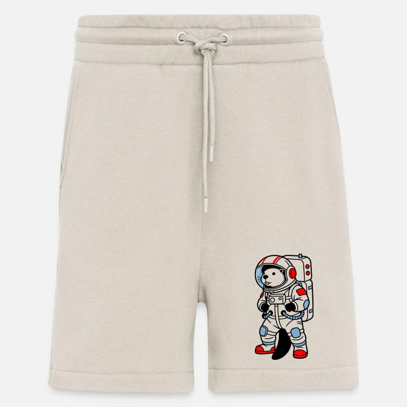 Beaver en combinaison spatiale - Short bio décontracté fabriqué en UE - WARM CLAY