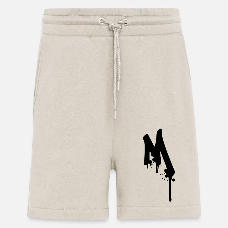 M graffiti drops Farbklex spray - Shorts - made by SPREAD - WARM CLAY