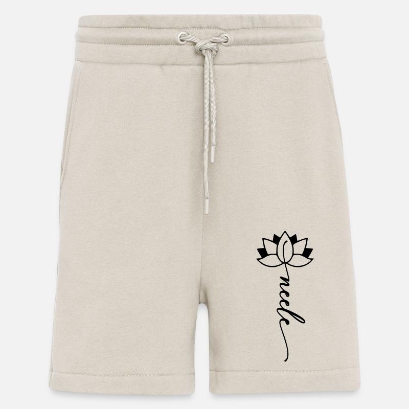 Neele Name Flower Font - Shorts - made by SPREAD - WARM CLAY