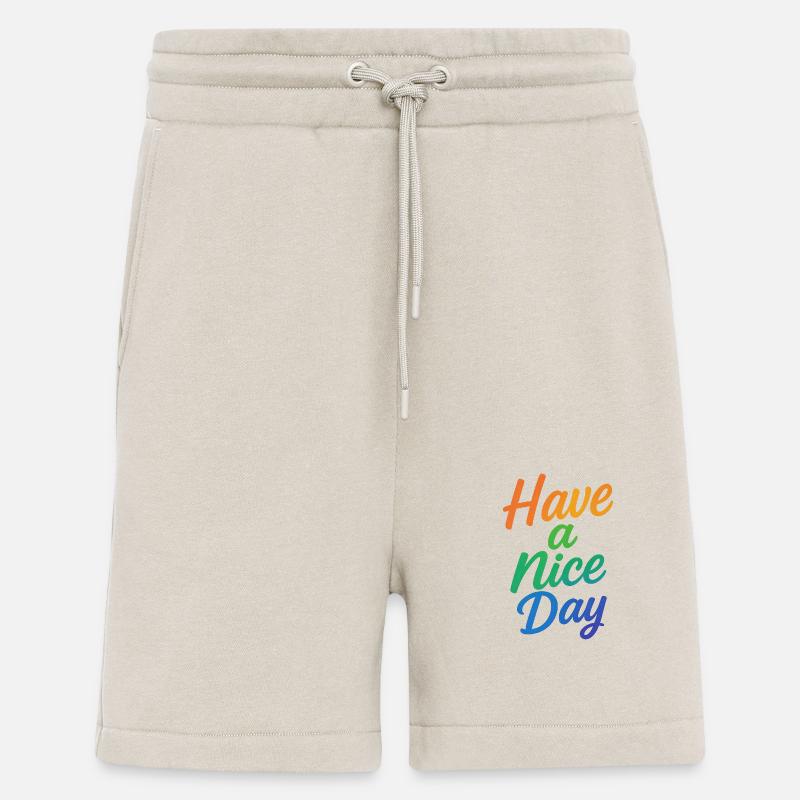 Have a nice Day - Shorts - made by SPREAD - WARM CLAY