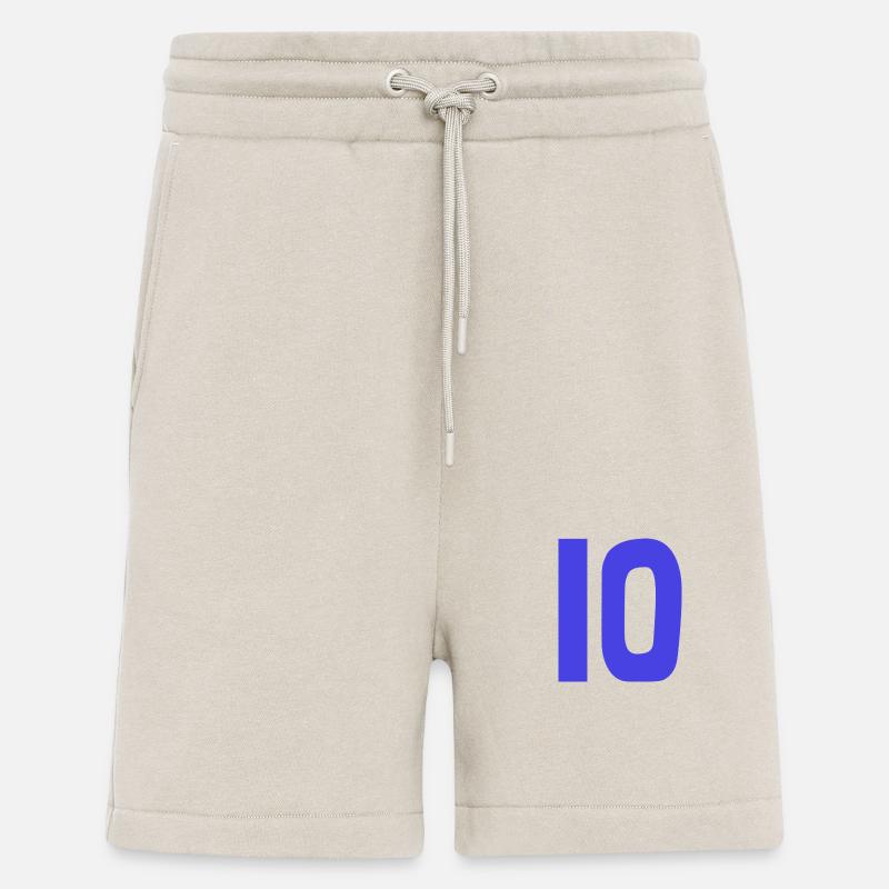 10. 10 ANS. 10e ANNIVERSAIRE. ANNIVERSAIRE 10 ANS. - Short bio décontracté fabriqué en UE - WARM CLAY