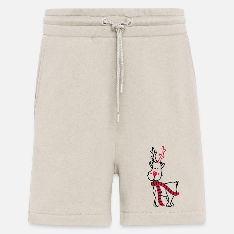 Rentier mit Schal - Shorts - made by SPREAD - WARM CLAY