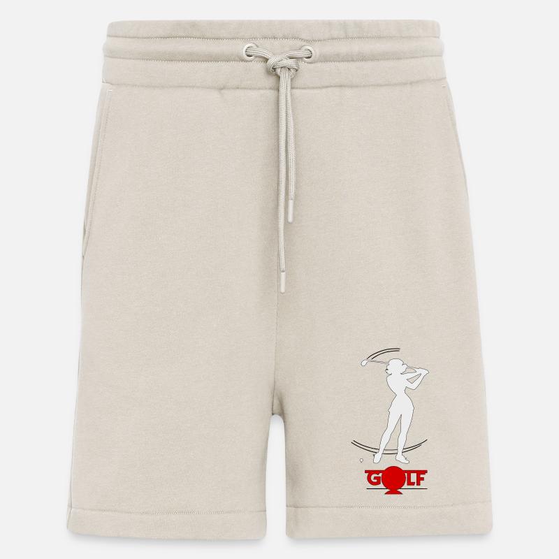 Golfeuse rétro - Short bio décontracté fabriqué en UE - WARM CLAY