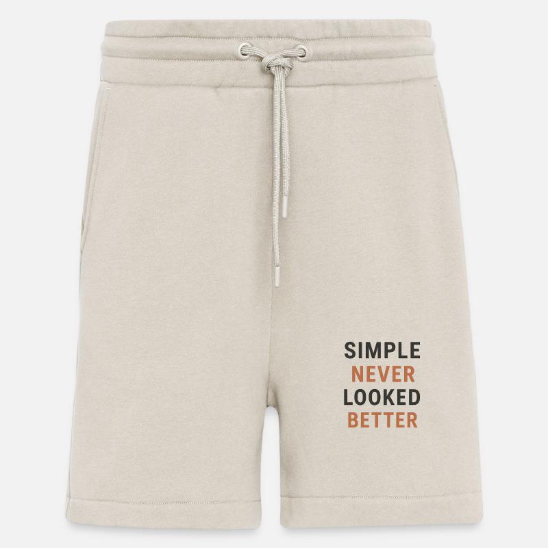 Minimalistisches Zitatdesign ermöglichen - Shorts - made by SPREAD - WARM CLAY