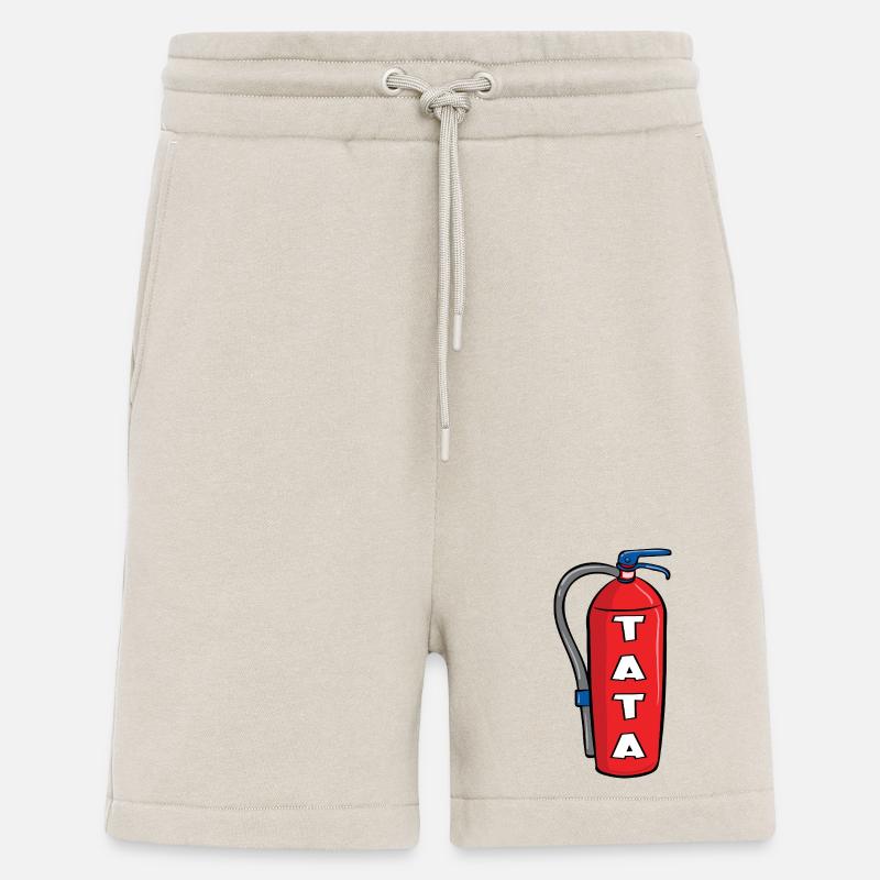 Père pompier - Short bio décontracté fabriqué en UE - WARM CLAY