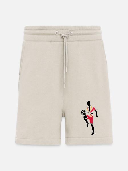 Soccer player with soccer ball - Shorts - made by SPREAD - WARM CLAY