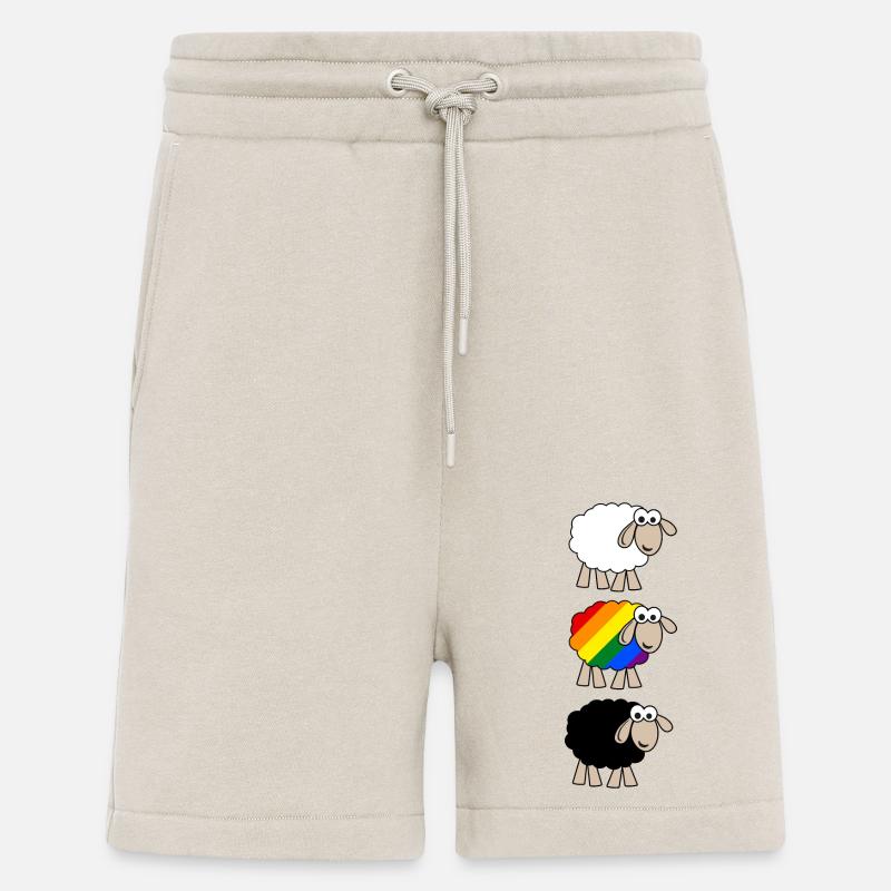 Rainbow Sheep - Shorts - made by SPREAD - WARM CLAY