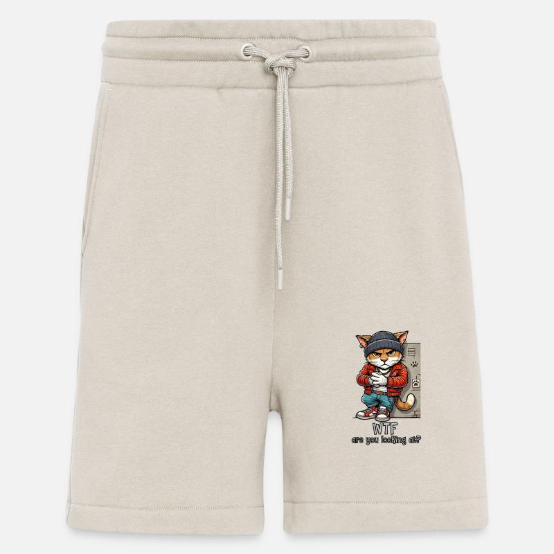 WTF schaust du dir an? - Shorts - made by SPREAD - WARM CLAY